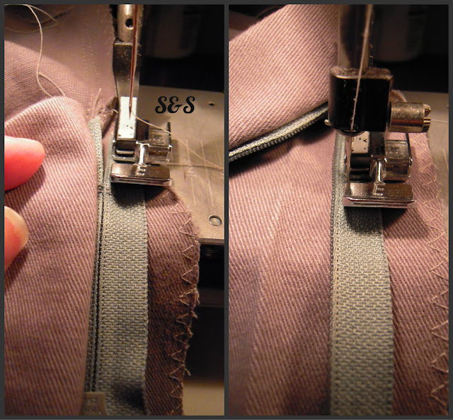 Siestas and Sewing: Mock Fly to a Zip Fly Tutorial
