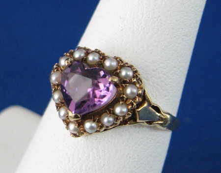 Amethyst Oval Shaped Ring Double Bad Amethyst Oval Shaped Ring Double Bad