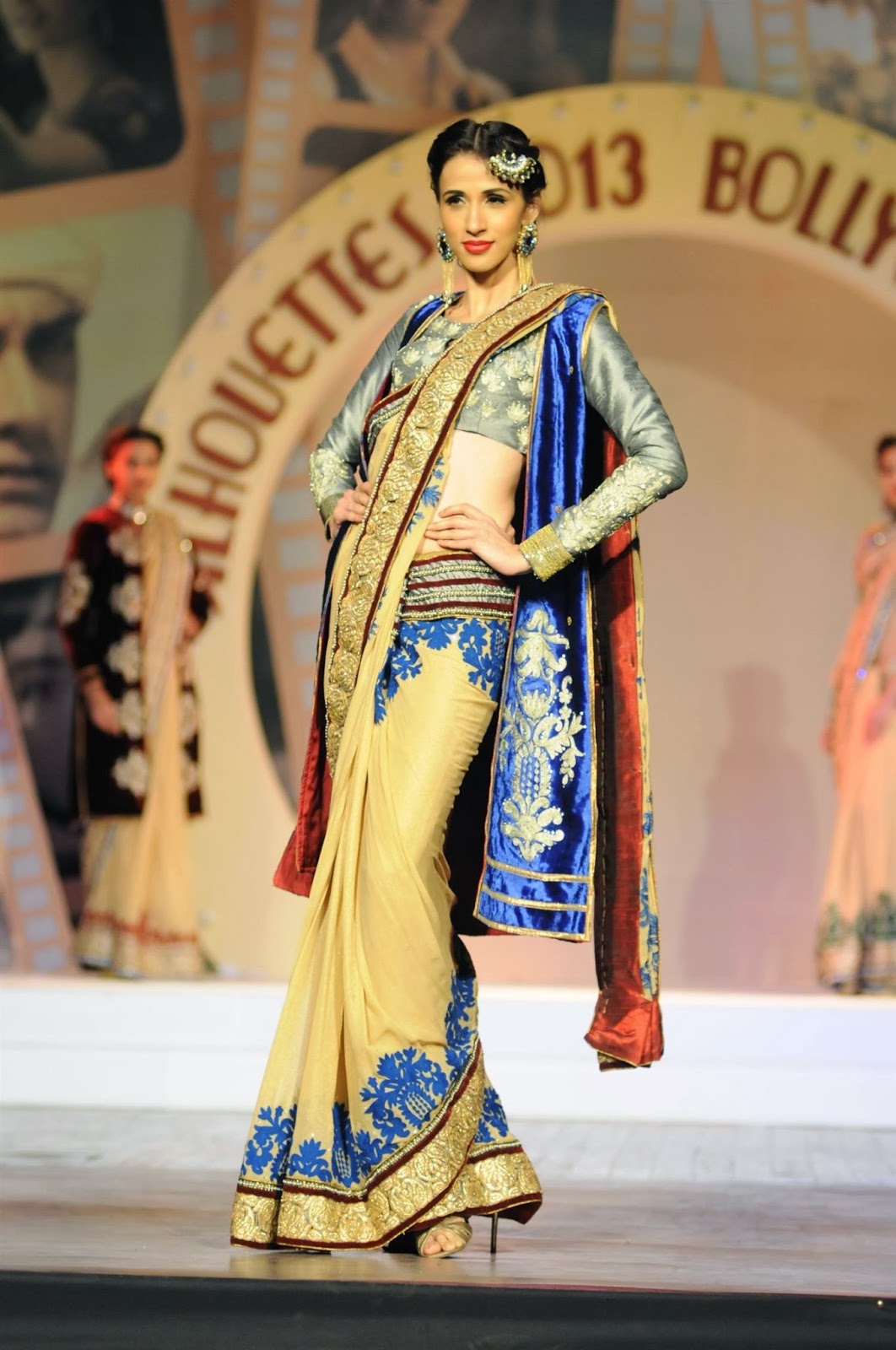 Indian Bridal Fashion week in the Mumbai Bollywood celebritys dressing in the saris and the