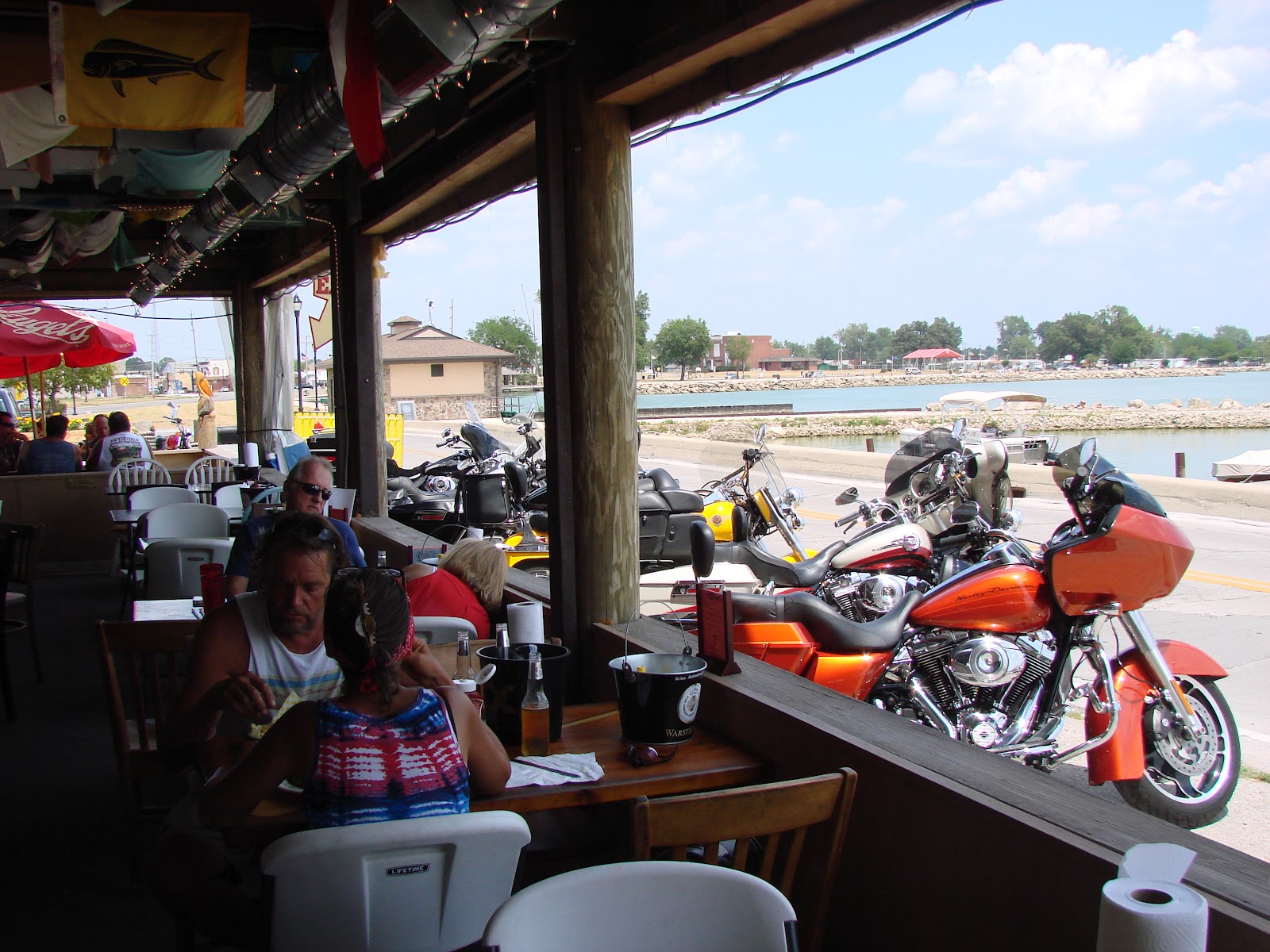 Harley Rides Like The Wind Review Big Bamboo's Dockside Grill