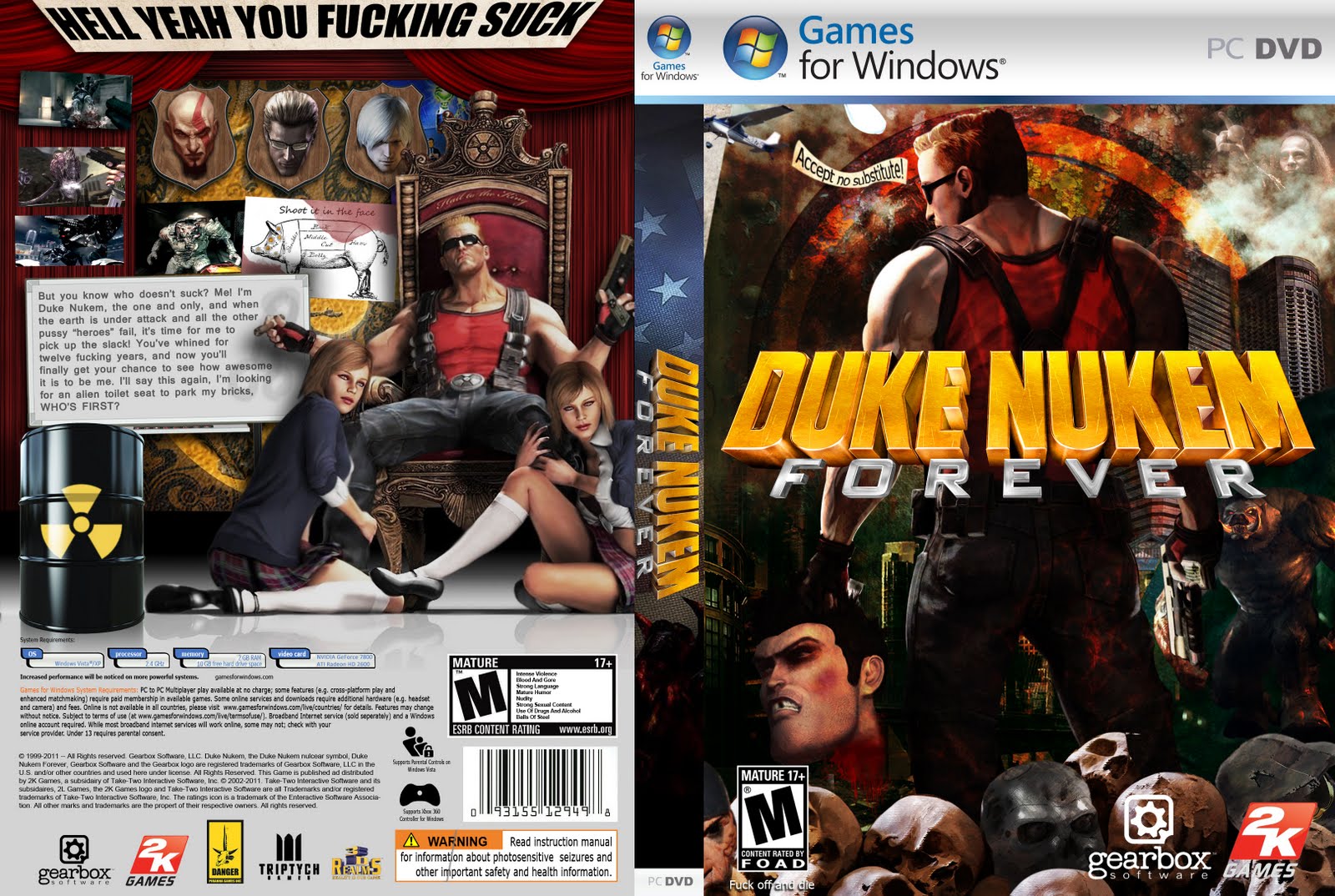 duke nukem forever theme cover duke nukem forever theme cover
