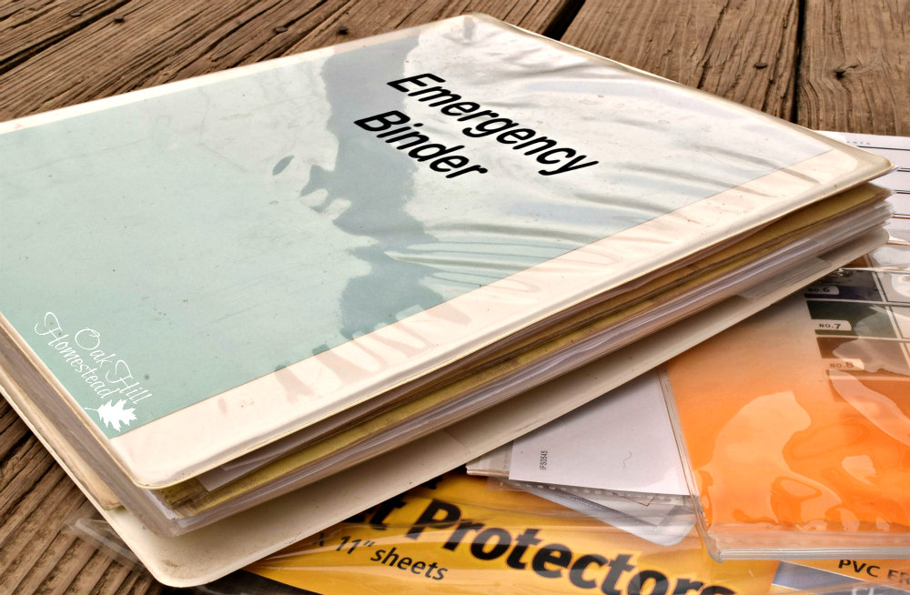 How to Make an Emergency GrabandGo Binder Oak Hill Homestead
