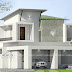 2100 square feet 4 bedroom box model contemporary house plan