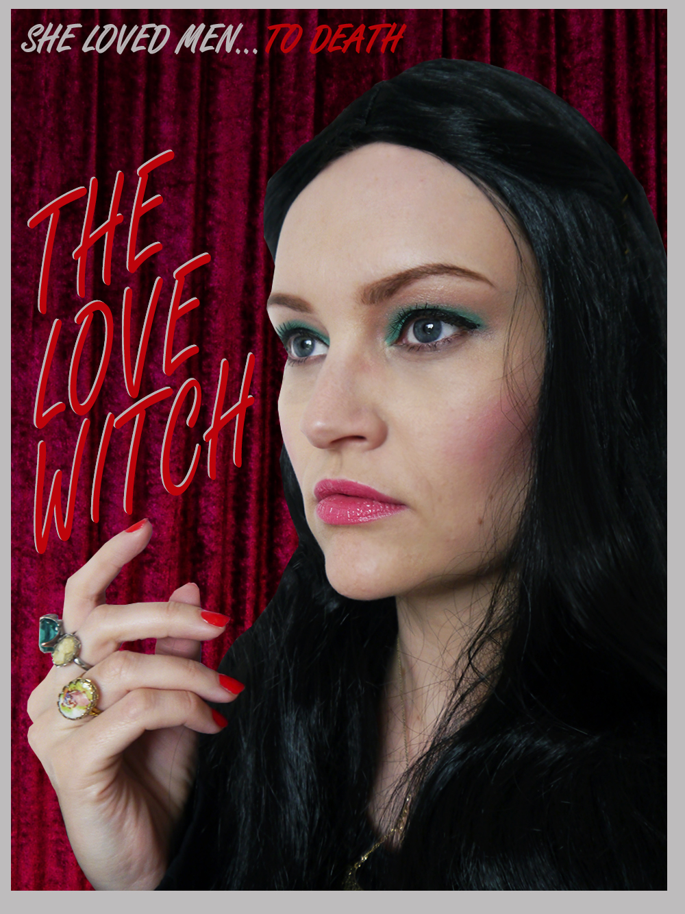 The Love Witch film poster by fashion blogger The Love Witch film poster with blogger Kimberley from Wardrobe Conversations as Elaine