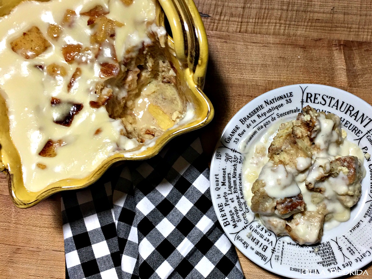 OllaPodrida New OrleansStyle Bread Pudding with Whiskey Sauce