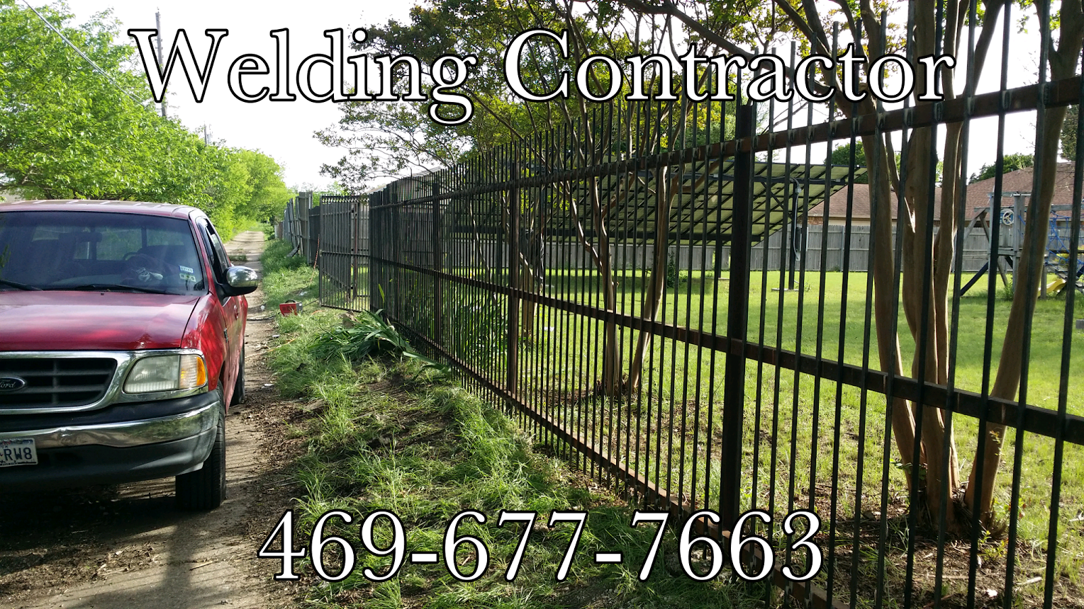 Wrought Iron Fence, Pipe Fence, Welder, Welding Services, Metal Fence