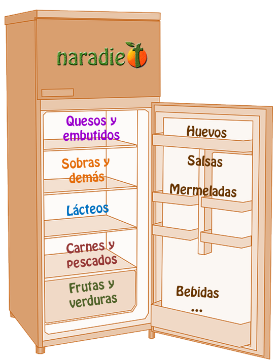 cómo organizar tu nevera