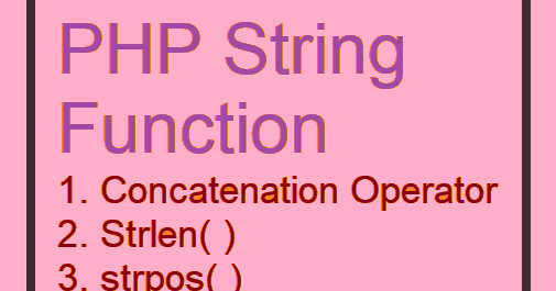 BSC Practical: Write a PHP script to demonstrate different String ...