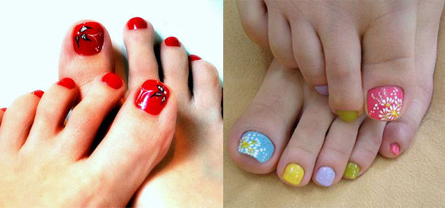 NAIL ART DESIGNS: Red Toe Nail Designs Nails Ideas Source:http://4.bp.blogspot.com/_5Fj0zJI_F-g/S-RBUMuRV-I/AAAAAAAAAc0/3xoSFMlIoHc/s400/ toe-nails-red-design.jpg - NAIL ART DESIGNS: Red Toe Nail Designs Nails Ideas
