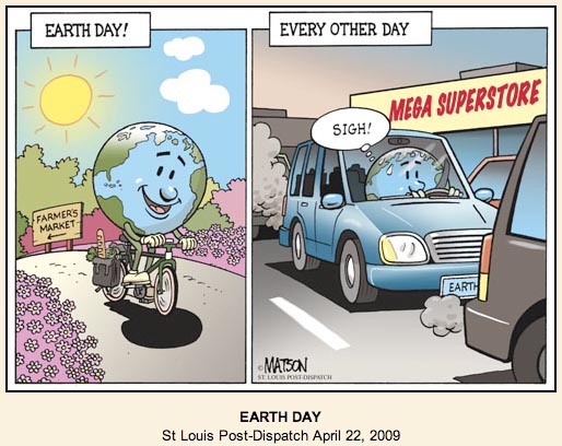 earth day cartoon