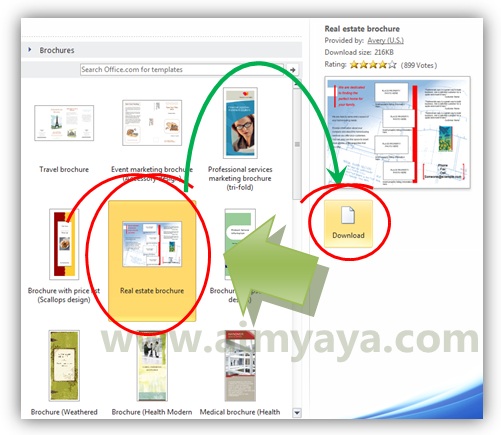 Cara Membuat Brosur Booklet Menggunakan Ms Word 2010 Cara Aimyaya Cara Semua Cara