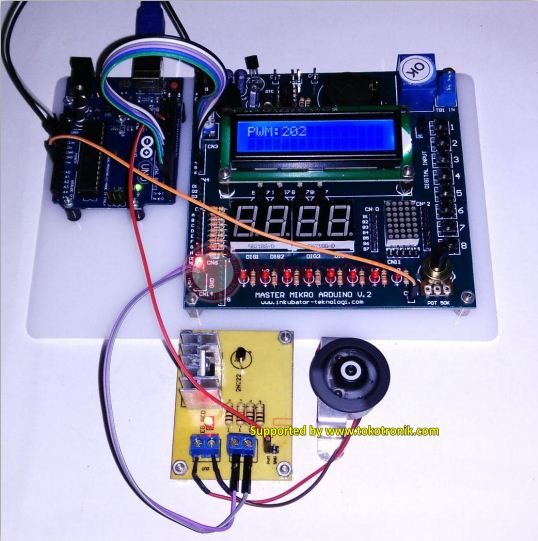 Proyek Arduino ke 22 - Mengontrol kecepatan motor DC dengan potensio ...