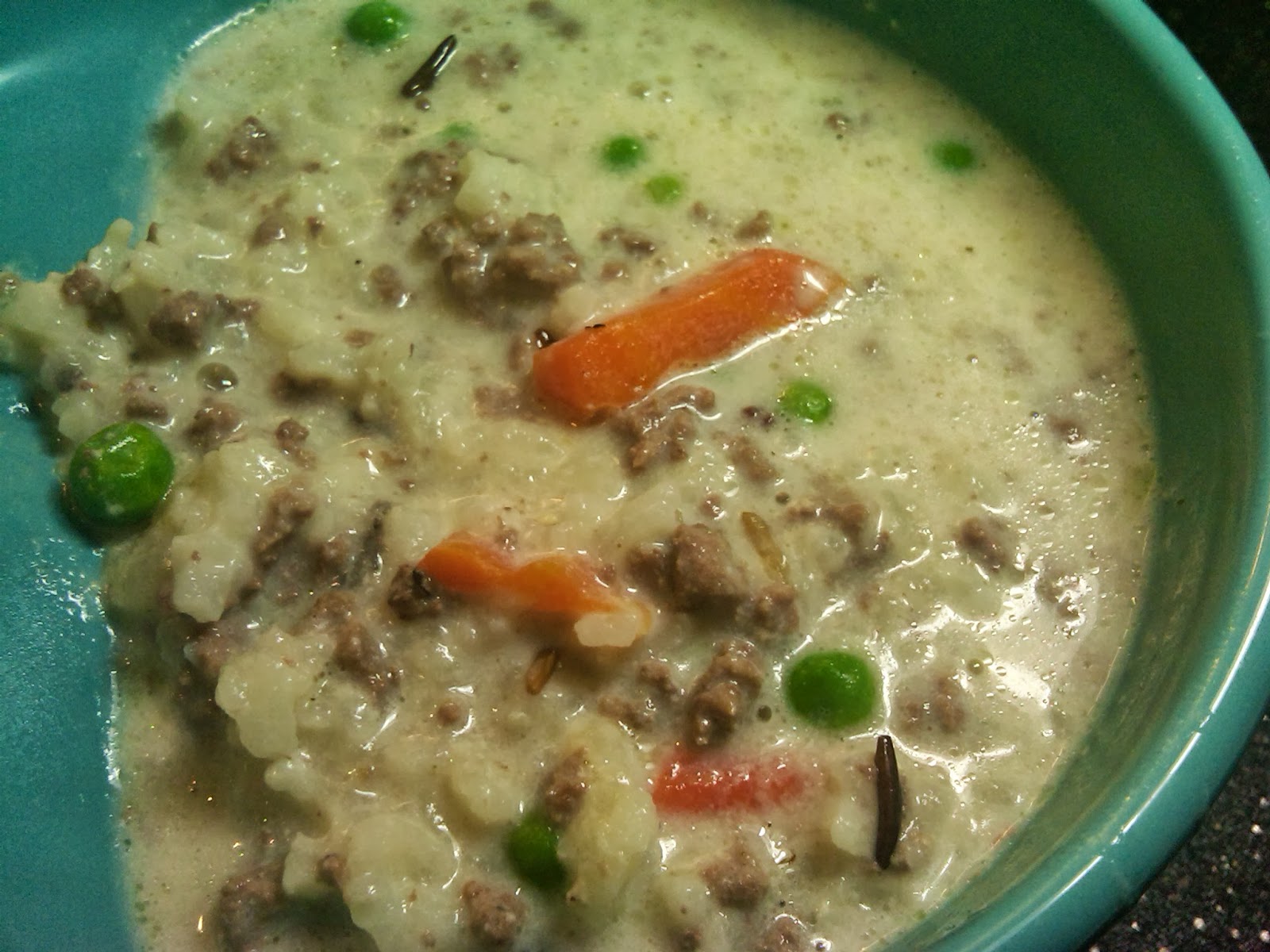 Michele's Woman Cave Hamburger & Wild Rice Soup