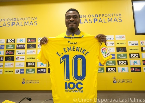 Oficial: Las Palmas, llega cedido Emenike