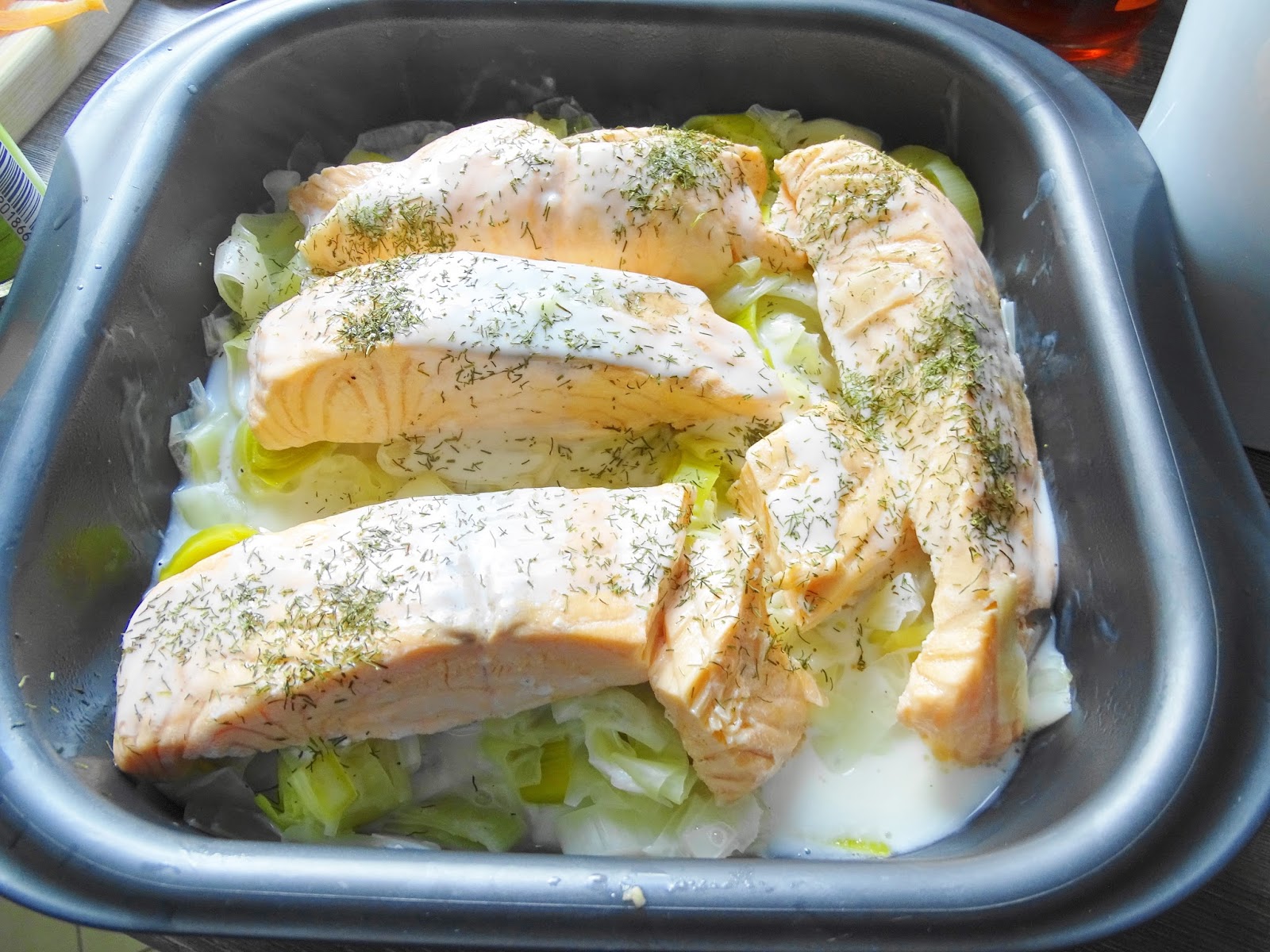 LES FOURNEAUX DE PHILO fondue de poireaux au saumon