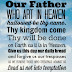 our father prayer printable catholic print lords - pin by debbie higdon on prayers prayer for fathers our father prayer