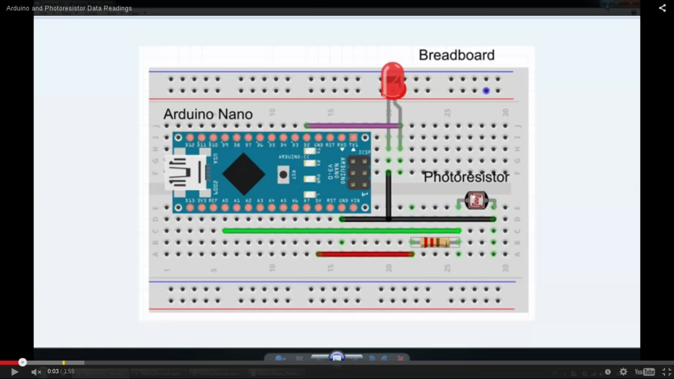 Arduino Project Project 5 Arduino and Photoresistor Data Readings