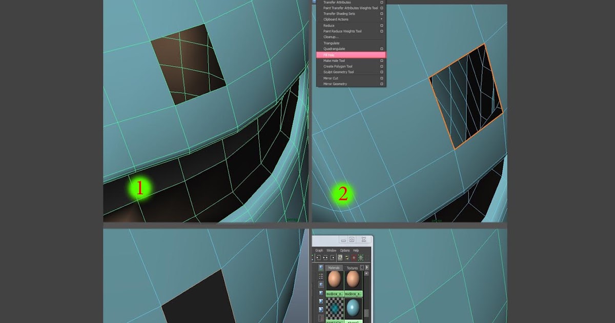 iVARIOUS Maya. Операция Fill Hole