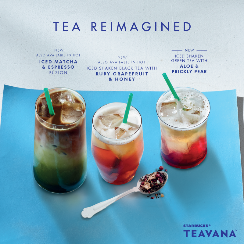 9月星巴克推出全新3种饮料