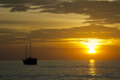 Sunset over Surin Beach, Phuket
