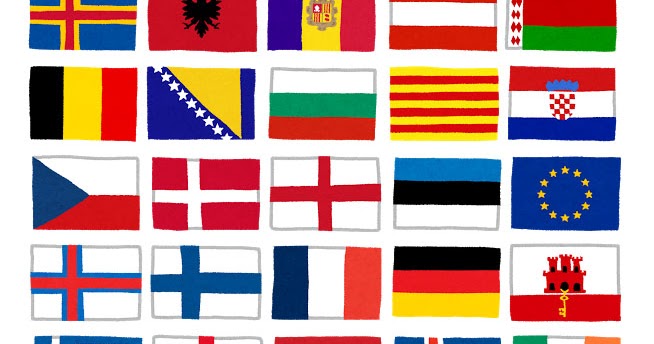 ヨーロッパの国旗のイラスト かわいいフリー素材集 いらすとや