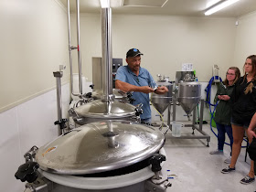 Test brewery at the New Zealand Hop Research Station in Riwaka.
