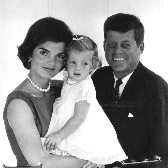 JFK, JACKIE AND CAROLINE