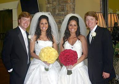 From Our House To Yours Wedding Of The Week Double Meant Len Wanted A Yellow Wedding And Ginna Hot Pink The Compromised By Having Two Ceremonies In Their Respective Shades