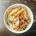 Ali Papa Cafe Miri Ccrispy Pork Noodles (Ban Mian) with Fried Dumplings