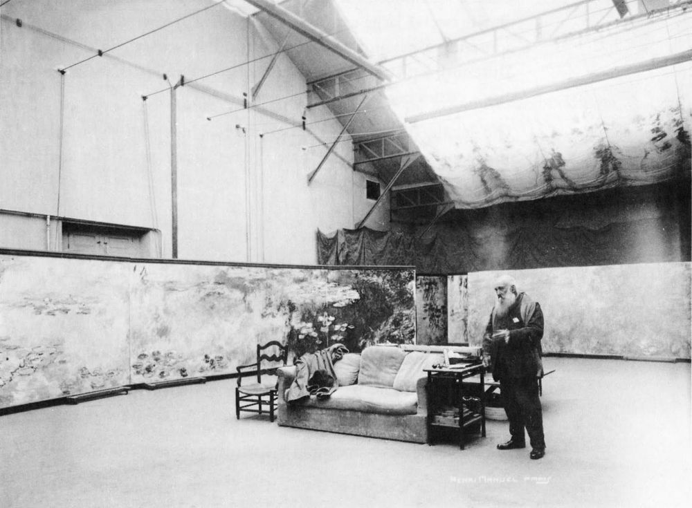 Claude Monet in his Studio