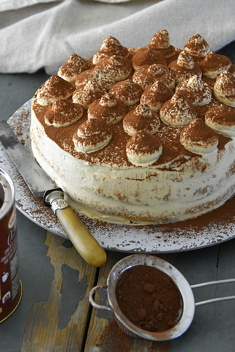 Tarta De Tiramisú Fácil Con Mascarpone Y Nata Tarta Tiramisú — Chez Silvia