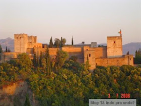 Alhambra vista do mirante de San Nicolas