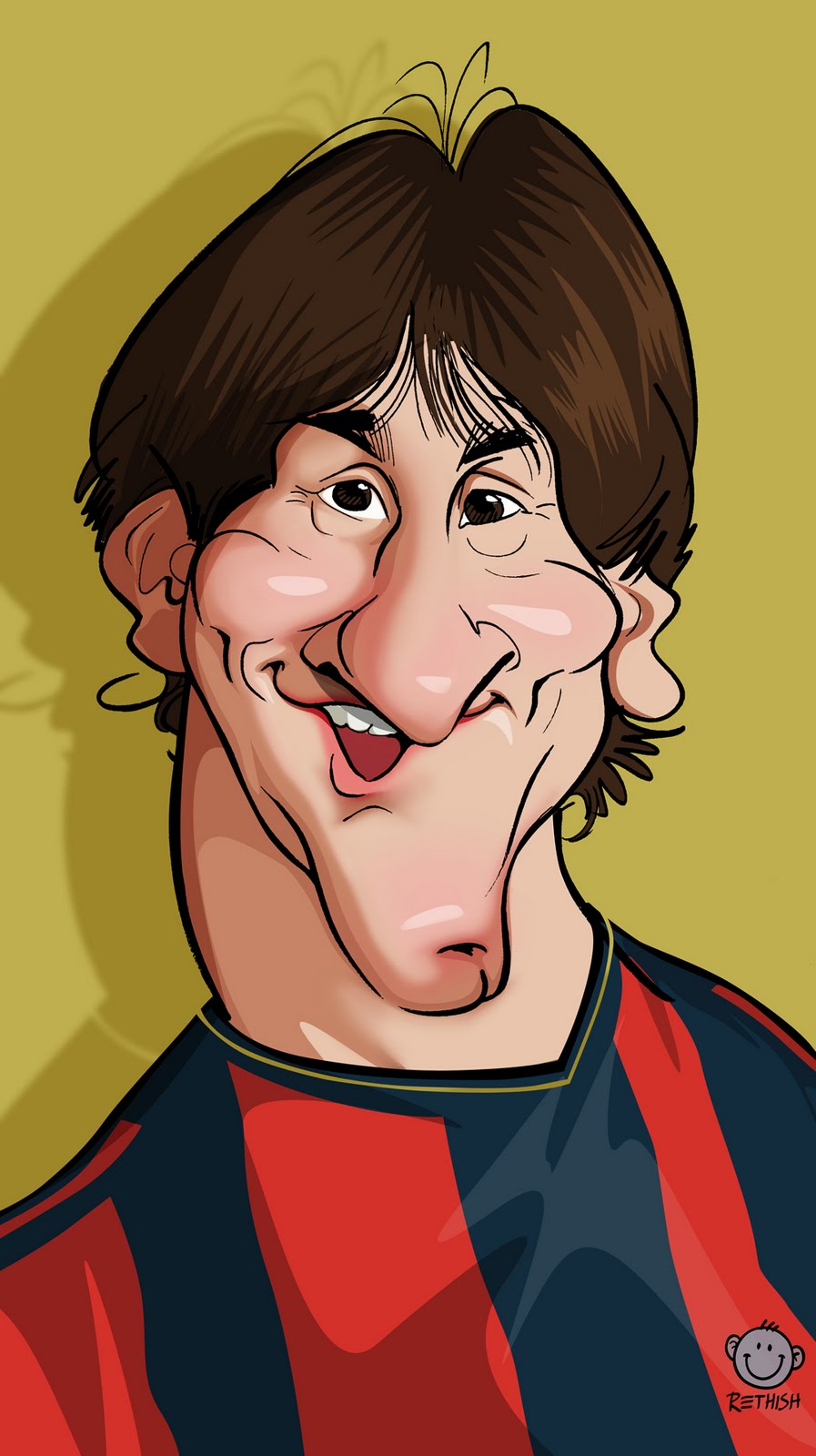 Messi caricature