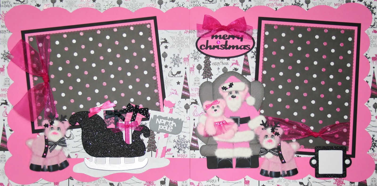 Scrapbooking for Others CHRISTMAS Premade Scrapbook Pages for Sale