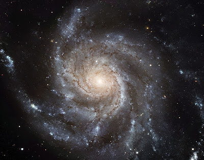 A beautiful spiral galaxy front-on