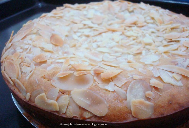 Grace's Kitchen Almond Cake (Without Baking Powder)