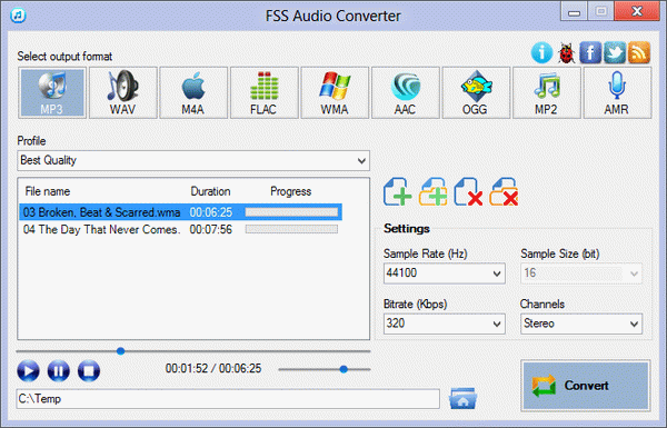 FSS Audio Converter FSS Audio Converter