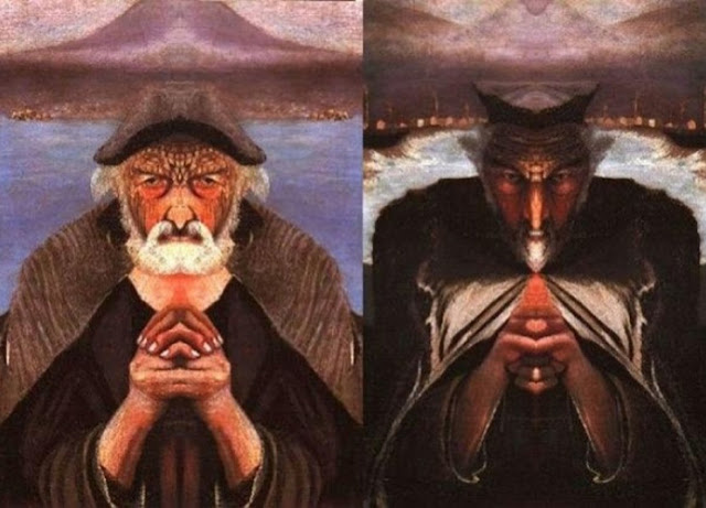 Mensagem Oculta no quadro "O Velho Pescador" Mensagem Oculta no quadro "O Velho Pescador"