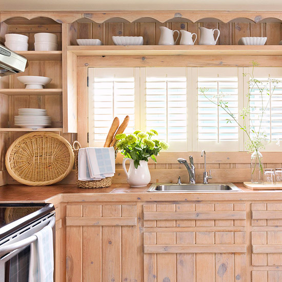 New Home Interior Design: Cottage Kitchen Design Ideas