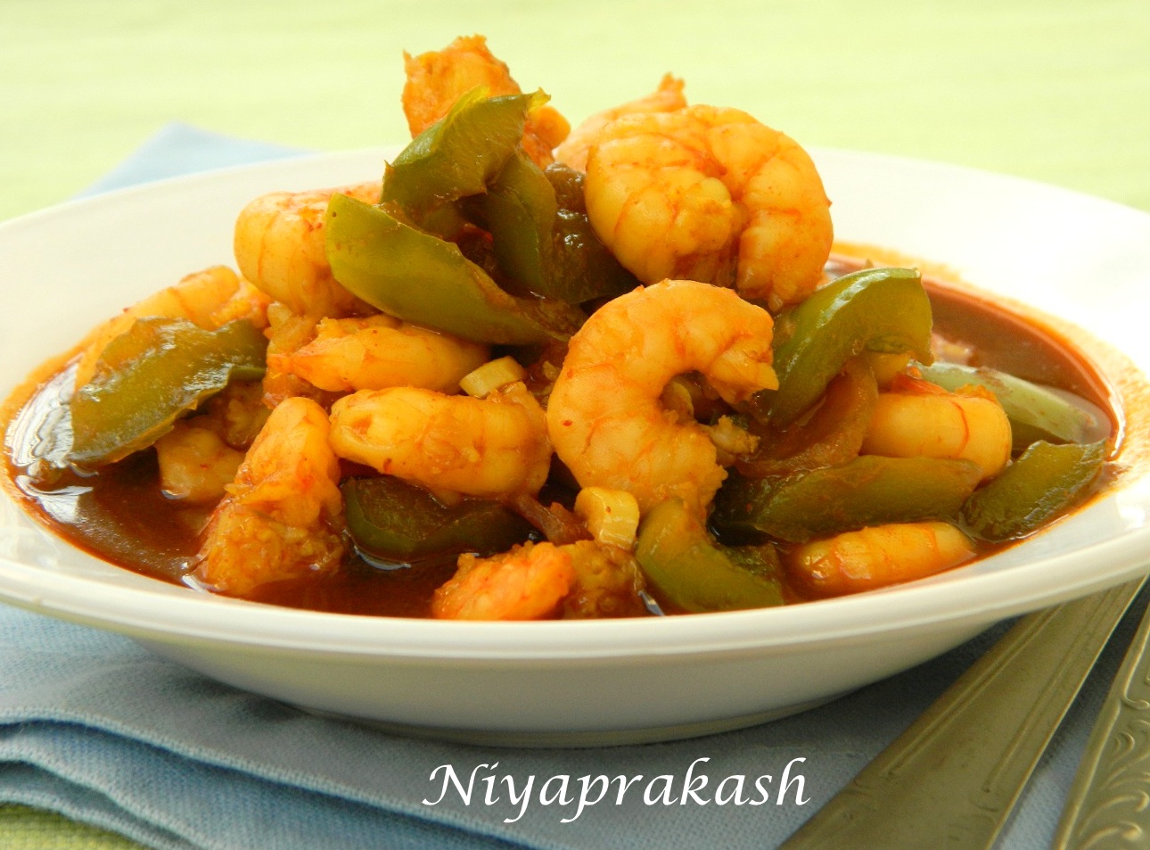 Niya's World Chinese Style Prawns