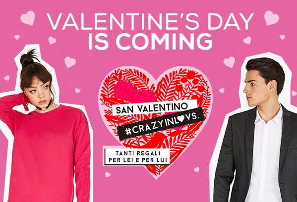 San Valentino, idee regalo per Lei e per Lui: abbigliamento moda shooping online con OVS