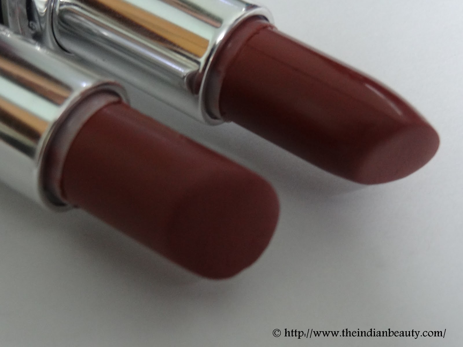 2 Chambor Powder Matte Brique Rose lipsticks, and the