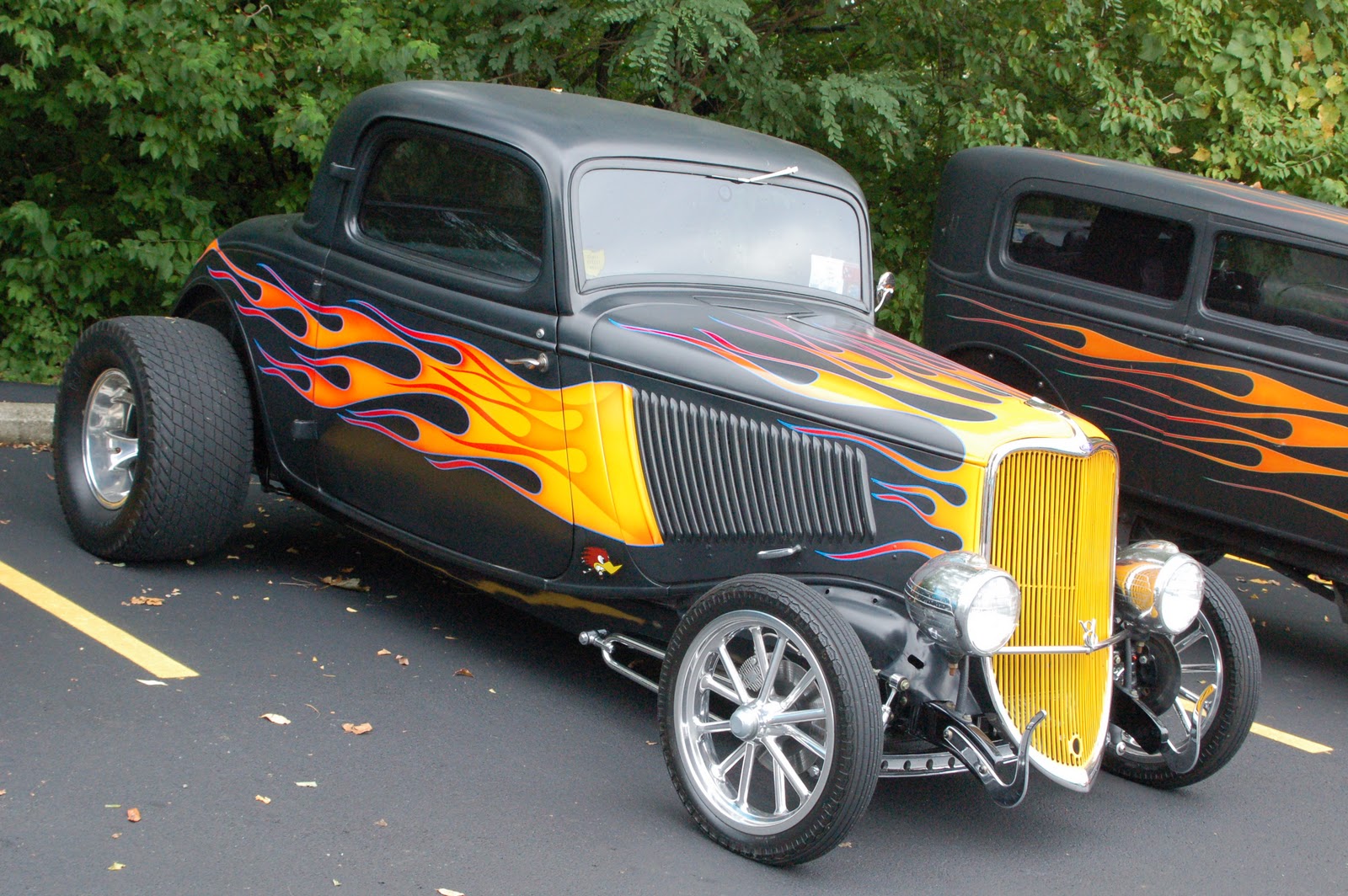 Turnerbudds Car Blog Flames on a Couple of Flaming Roadsters