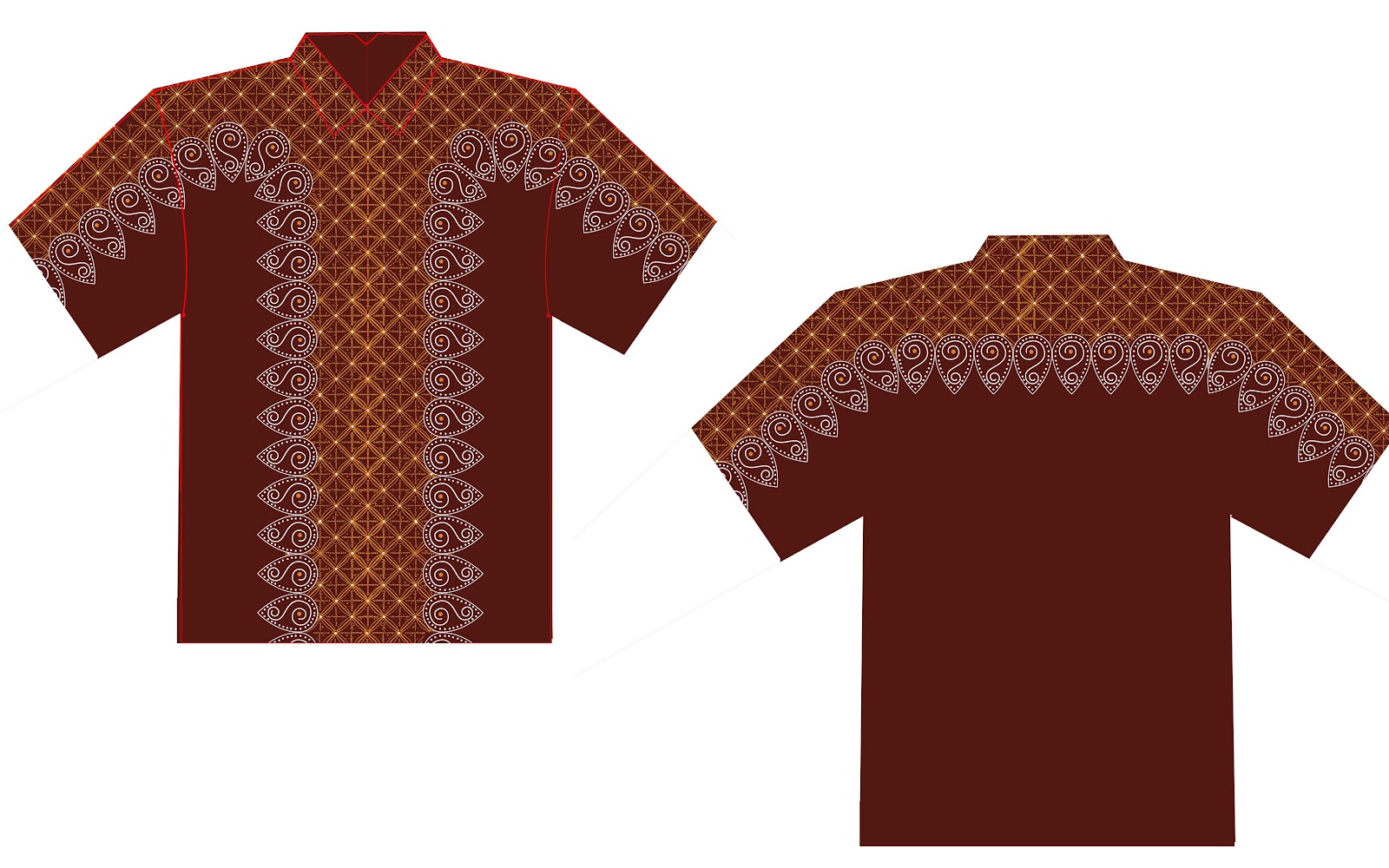 Desain  baju  batik 