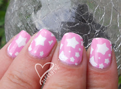 nail designs pink super nails short star pattern styles prettyfulz