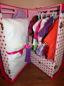 Living A Doll's Life : DIY - Doll Trunk/ Murphy Bed Combo + Desk