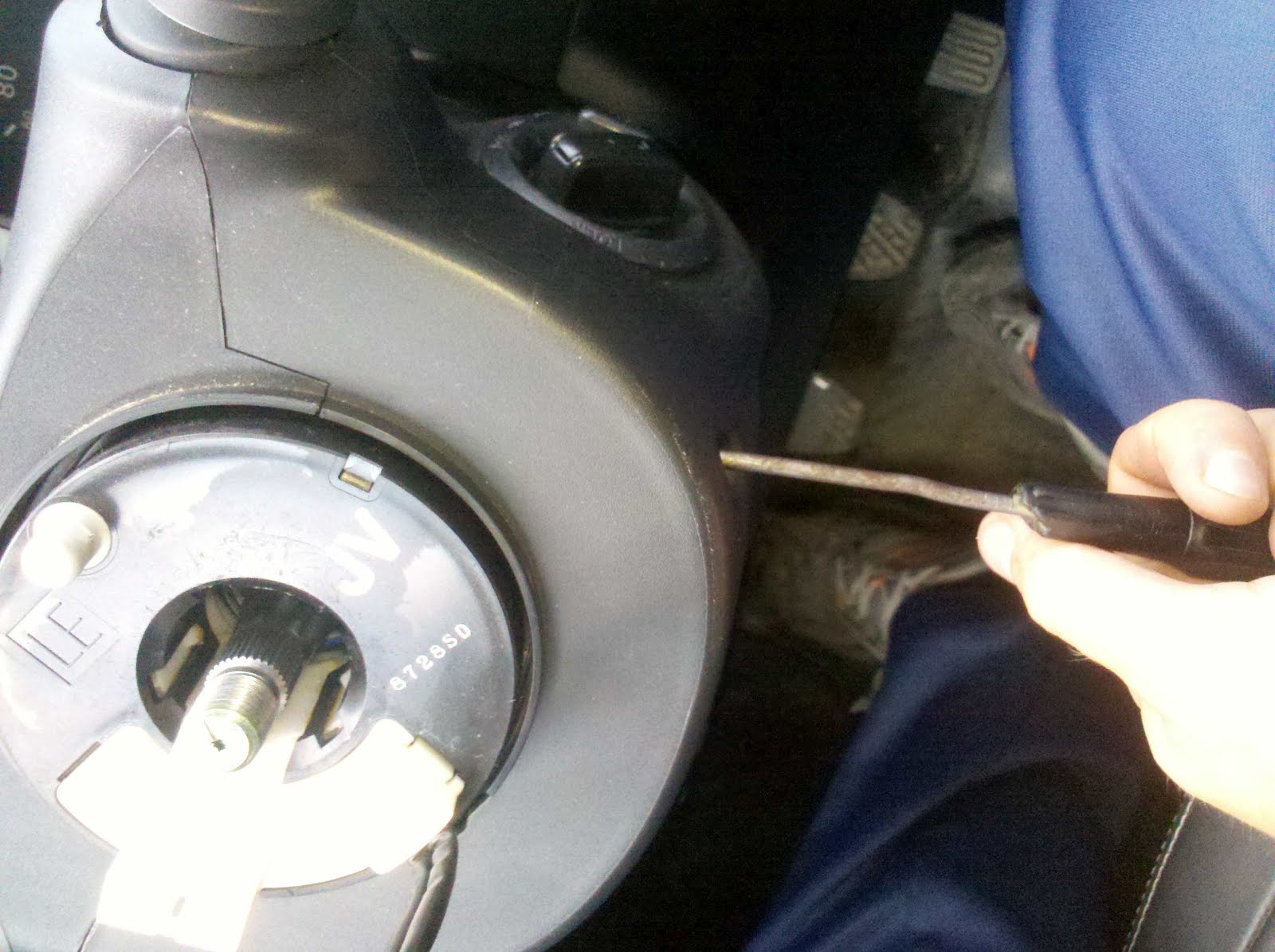 Тойота матрикс как снять руль