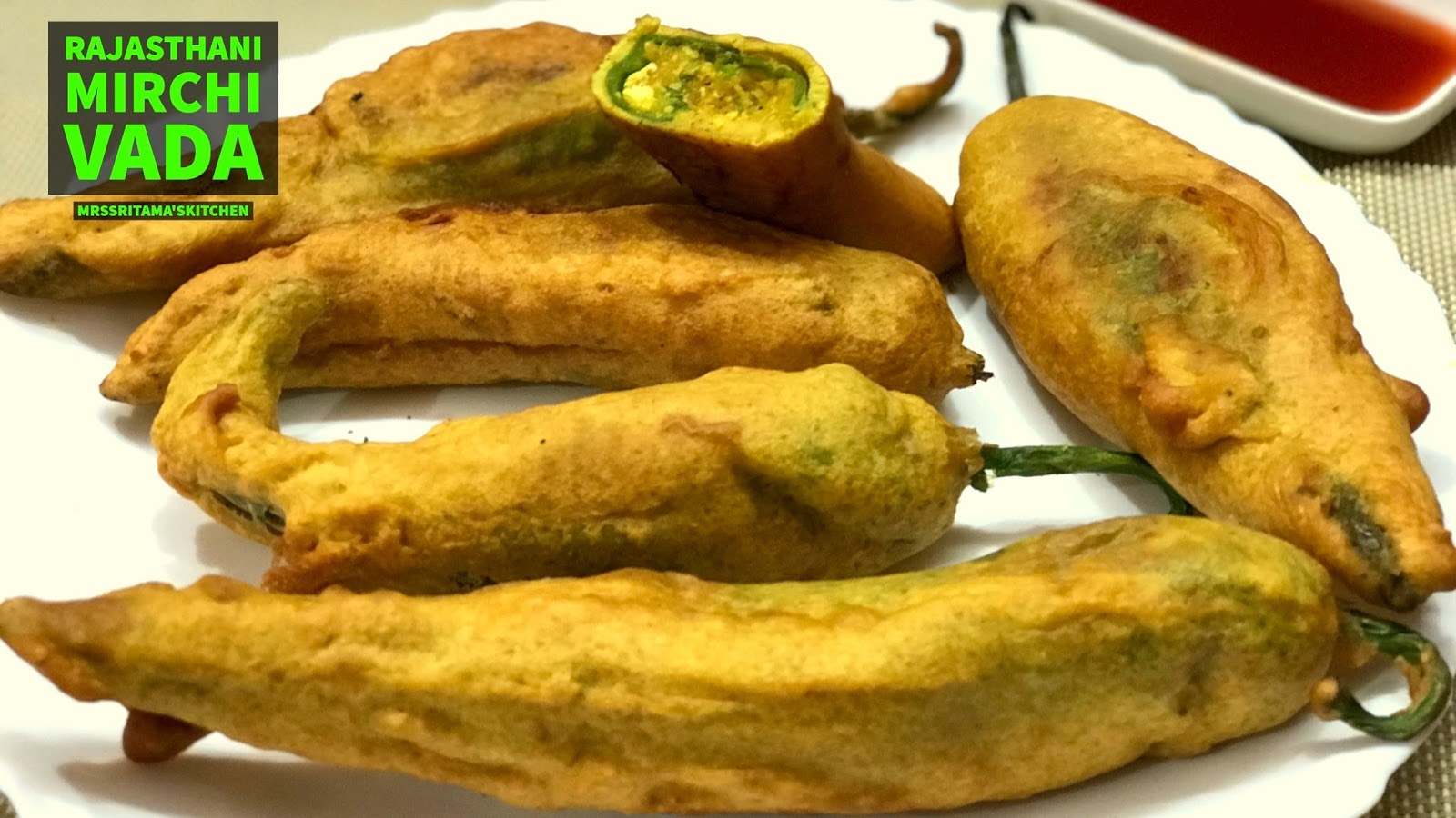 RAJASTHANI MIRCHI VADA / CRISPY MIRCHI PAKORA RECIPE / STUFFED CHILLI