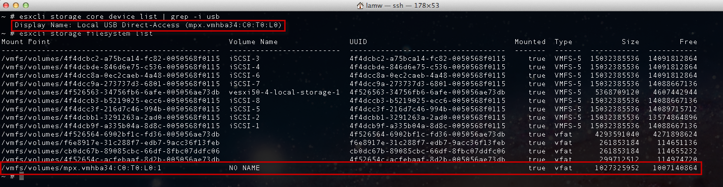 Jim s Notes Vmware Usb Mount Esxi5