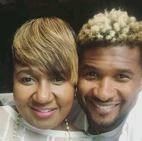 Adorable Photo Of Usher And His Beautiful Mother